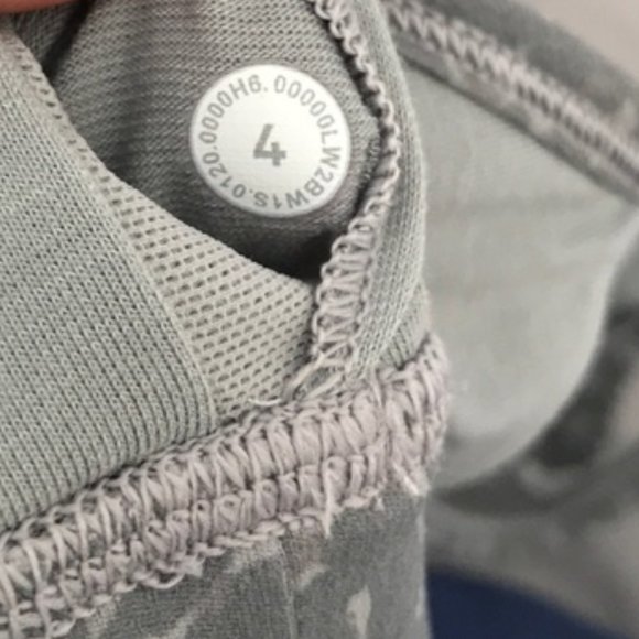 LULULEMON NULU FLOW Y BRA CITY CAMO SILVER DROP - Picture 6 of 6